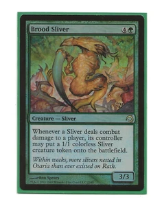 BROOD SLIVER FOIL Magic English Premium Deck Slivers MTG NM - Bild 1 von 1