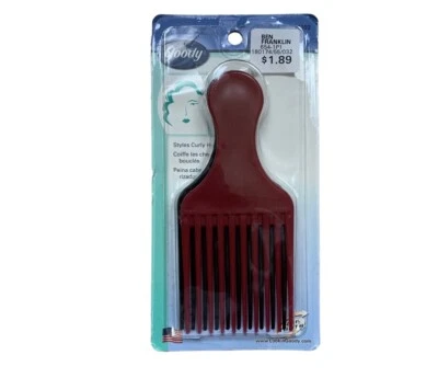 Vintage Goody Plastic Hair Lift Comb Pick USA Red & Black -2 PACK- NOS 2000 - Image 1 of 4