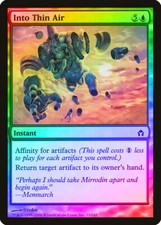 Into Thin Air FOIL Fifth Dawn NM Blue Common MAGIC THE GATHERING CARD ABUGames