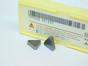 NEW SURPLUS 10PCS. MITSUBISHI TPP 325 GRADE: UTi20T CARBIDE INSERTS - Picture 1 of 1