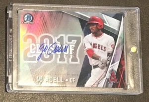 2017 Bowman Chrome Jo Adell #D /250 Class of '17 Auto Rookie #1 Angels Prospekt - Bild 1 von 3