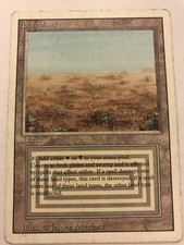 Magic MTG Revised Scrubland