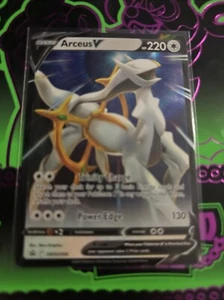 Arceus V SWSH306 Black Star Promo Sword & Shield Ultra Rare Pokemon Card - Picture 1 of 2
