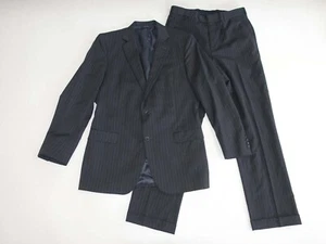Brooks Brothers Men's Pinstripe 2 Button Suit Size 41 Long 33 x 31.5 100% Wool - Picture 1 of 15