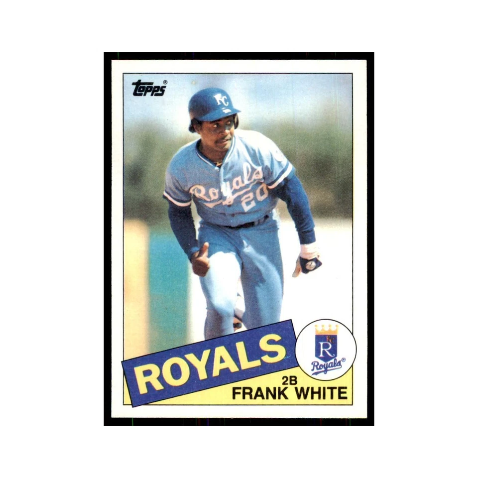 1985 Topps Frank White Baseball Cards #743 - Image 1 of 3