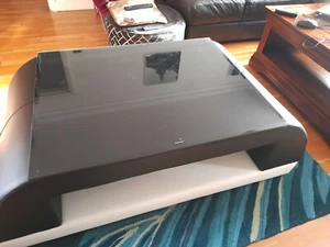 Black & White Leather Coffee Table - Picture 1 of 3