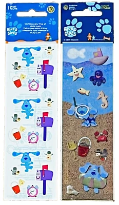 Nuevo Lote De Colección de 2 Paquetes de Pegatinas Sandylion Nick Jr. Blue's Clues Nuevo En Paquete Foto 1 de 3