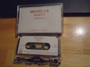 RARE PROMO Michel'le CASSETTE TAPE Nicety r&b N.W.A. Eazy-E Dr. Dre RUTHLESS '90 - Picture 1 of 2