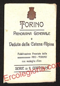 ai8618 - 11 ANTIKE POSTKARTEN - Turin Stadt - Blick auf die Alpenkette - Bild 1 von 3