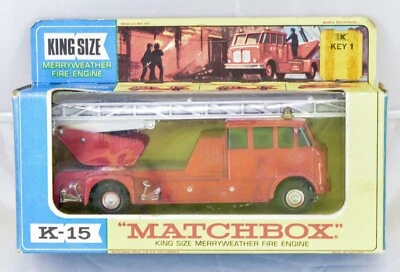 Lesney King Size Merryweather Fire Engine K-15 Matchbox - Image 1 of 4
