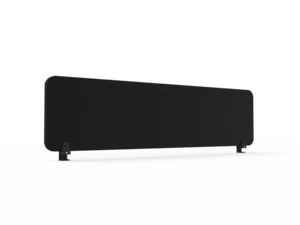 New Side Mounted Eco Panel Screen Pin Board 1500mm Wide Pinnable Black Rapidline - Picture 1 of 2