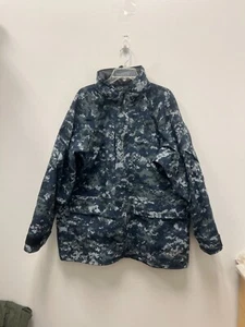 US NAVY USN NWU GORE TEX COLD WEATHER DIGITAL CAMOUFLAGE PARKA - LARGE REGULAR - Picture 1 of 5