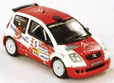 1/43 Norev 155251 Citroen C2 Super 1600 2004 Lyon Rally #5 Henry & Chiaroni - Image 1 of 4