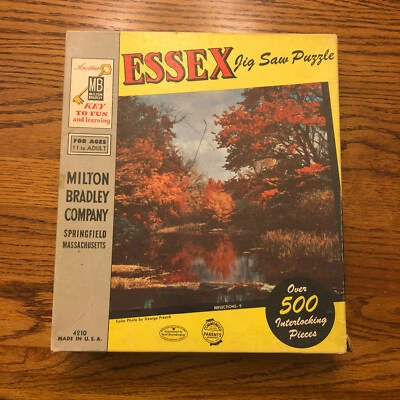 Vintage Milton Bradley Essex Jig Saw Puzzle "Reflections-9" Over 500 Pieces - Image 1 of 2