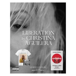 Christina Aguilera Liberation CD LArge T Shirt w/ Ty Dolla $ign 2 Chainz target - Picture 1 of 1