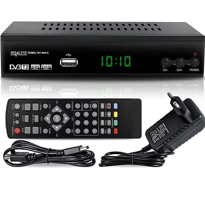 Tempo 4000 A DVBT2 Receiver Full HD 1080P 4K für TV HEVC/H.265 HDMI SCART USB... - Bild 1 von 4