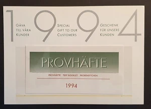 Sweden Stamps 1994 Explorers Test Booklet PO Gift in original holder  - Picture 1 of 6