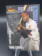 2001 Topps American Pie Profiles in Courage Hank Aaron Hall of Fame, pic 6, NM