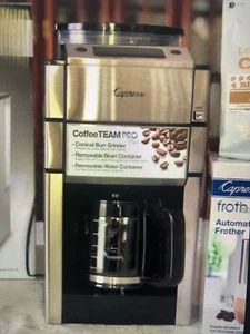 Capresso Coffee Team Pro Plus 12-Cup Coffeemaker Built-in Grinder Model # 487.05 - Picture 1 of 7