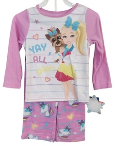 Jojo Siwa Girls Pajama Set Size 4 - Picture 1 of 1