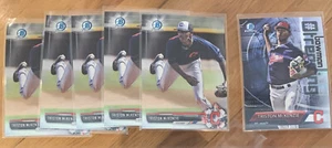 2017 Bowman Chrome Prospects #BCP118 Triston McKenzie Lot x5 + Chrome #trending - Picture 1 of 2