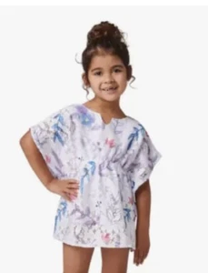 GIRLS SIZE 5-6 DISNEY FROZEN 2 SWIMSUIT COVER-UP NWT - Picture 1 of 3