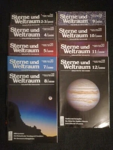 Sterne und Weltraum Jahrg. 2000 Zeitschrift für Astronomie 9 Hefte OHNE Nr.1, 6 - Bild 1 von 3