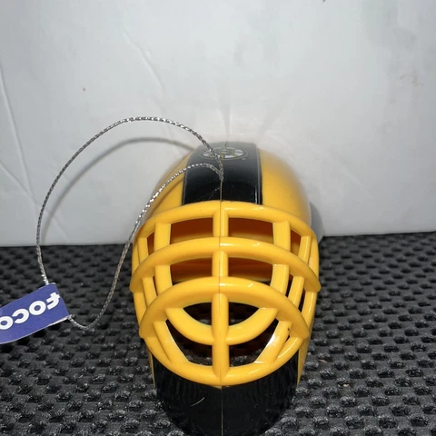 NHL Boston Bruins Goalie Mini Mask Hockey Helmet Plastic Christmas Tree Ornament Cover