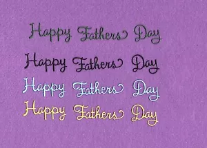 HAPPY FATHER DAY Stanzformen Sammelalbum Karten - Bild 1 von 1