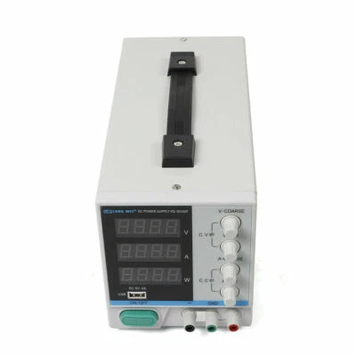 Adjustable Power Supply Precision Variable DC Digital Lab with Clip 30V 10A 220V - Image 1 of 4