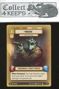 JCC Star Wars Ilimitado Promoción Semanal Greedo Slow On The Draw 18/20 - Imagen 1 de 2