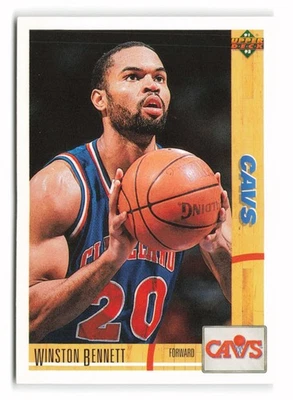 1991-92 Upper Deck #247b Winston Bennett Cleveland Cavaliers - Image 1 of 2