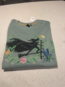 Extra Extra Large Wicked Graphic Damen-Sweatshirt – Elphaba salbeigrün neu mit Etikett XXL - Bild 1 von 7