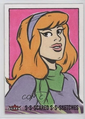 2024 Fleer Scooby Doo S-S-Scared S-S-Sketches Rob Broussard #SKT Auto Sketch 4et - Image 1 of 3