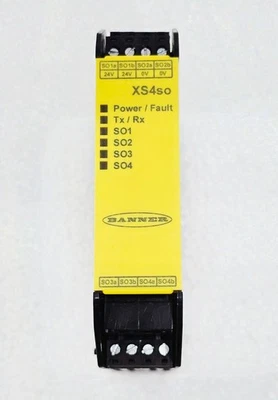 Banner XS4SO 85073 Safety Controller Solid-State Output Module - Image 1 of 4