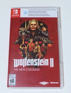 Custodia di ricambio (NO GIOCO) Wolfenstein II The New Colossus Standard - Switch - Foto 1 di 3