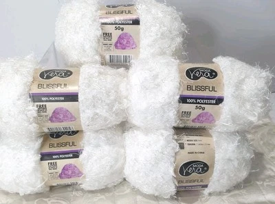 5X50g Balls Of Moda Vera Blissful Knitting Yarn 100%Acrylic - image 1 of 4