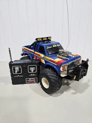 Vintage Radio Shack Off Roader Dash 49 Blue 4x4 Truck R/C Car Read  - Image 1 of 4