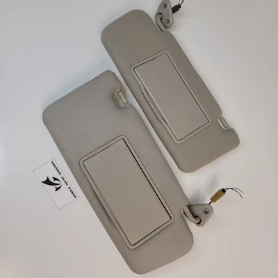 2006-2009年斯巴鲁内陆遮阳板一对带浅镜布灰色原始设备制造商 — 第 1/4 张图片