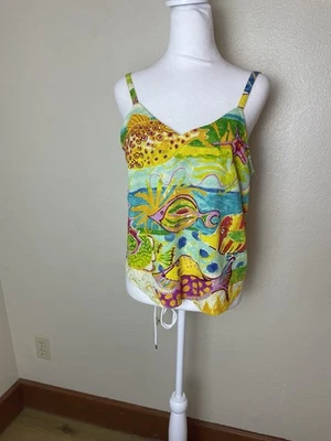 Hermosa camiseta sin mangas Ocean "CRIATURES OF THE SEA" Jams World con tiras Cami S P2P18 Foto 1 de 4