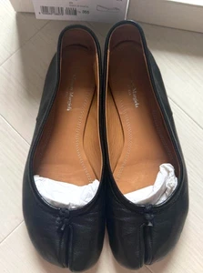 Zapatos de salón de ballet Maison Margiela Tabi talla plana 35,5 negros con caja auténticos - Imagen 1 de 6