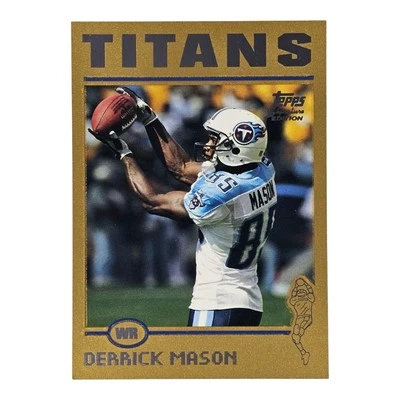 2004 Topps Signature Edition Derrick Mason #36 Gold SP #'d 1/1 - Image 1 of 2