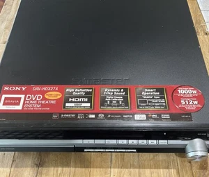 Sony DAV-HDX274 5.1 Channel Home 5 Disk DVD Changer Theater System HDMI Working - Picture 1 of 4