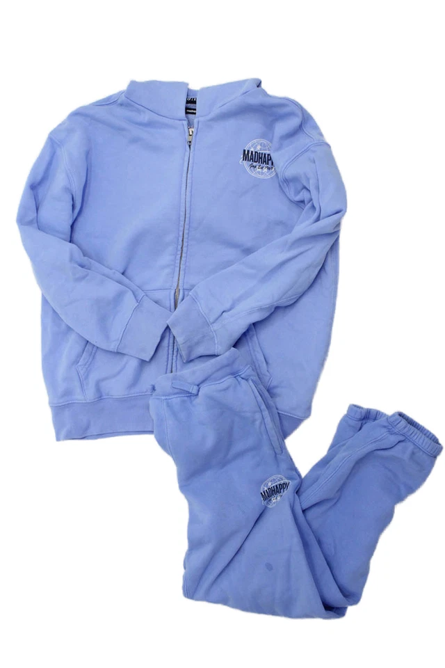 Gap X Madhappy Unisex Niños Mezcla de Algodón Sudadera con Capucha + Pantalones de Sudadera Conjunto Azul Talla XL Foto 1 de 4