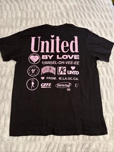 Quarterfinal United By Love Black T-Shirt XL - New! - Picture 1 of 4