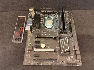 MSI Z170A Gaming Pro Carbon with i5-6600K + 16 GB 3200MHz RAM + I/O Shield - Picture 1 of 5