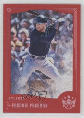 2018 Panini Diamond Kings SP Red Frame Freddie Freeman #143 - Image 1 of 2