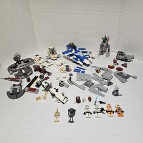 Lego Star Wars Huge Lot of incomplete  sets #8093, 4500, 8014, 7913, 8091, 7956