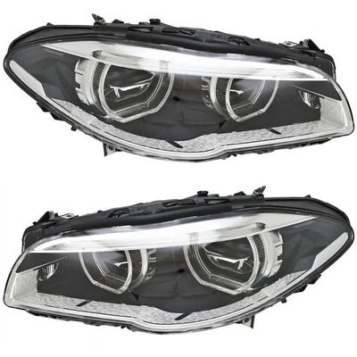 SET-H57011072961-C Hella Set of 2 Headlights Lamps  Driver & Passenger Side Pair Foto 1 de 4