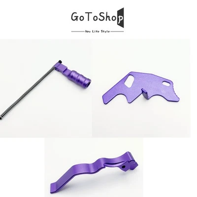 3 Pcs Combo kits for Ruger 10/22 Handle  Auto Release  Extended Magazine Purple - Image 1 of 4